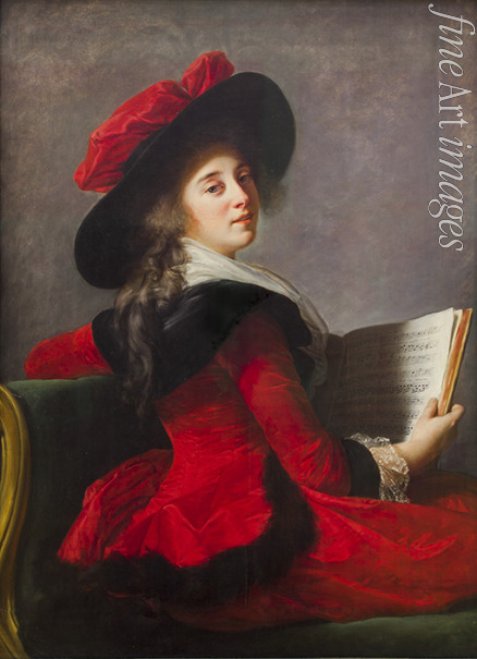 Vigée Le Brun Louise Élisabeth - Portrait of the Baroness Crussol, wife of Henri-Charles-Emmanuel de Crussol-Florensac, née Anne Marie Joséphine Gabrielle Bernar