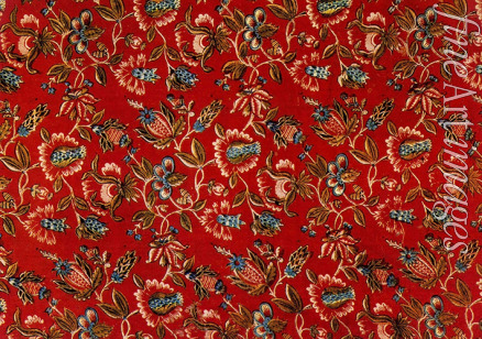 Russian Applied Art - Cotton fabric with relief design