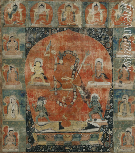 Tibetische Kultur - Samvara Mandala (Detail)