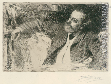 Zorn Anders Leonard - Porträt von Antonin Proust (1832-1905)