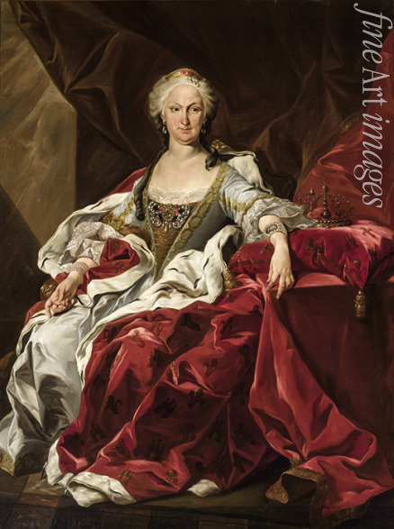 Unbekannter Künstler - Porträt von Elisabeth Farnese (1692-1766), Königin von Spanien