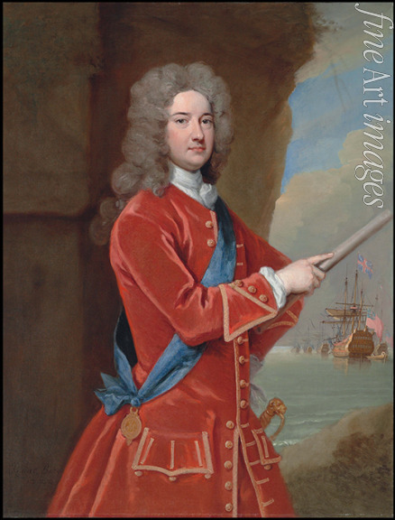 Kneller Sir Gotfrey - Porträt von Vizeadmiral James Berkeley, 3. Earl of Berkeley (1680-1736)