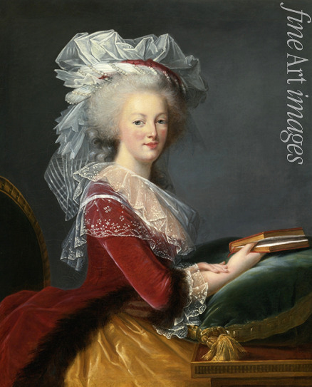 Vigée Le Brun Louise Élisabeth - Marie Antoinette with a book