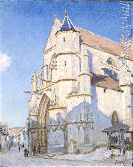 Sisley Alfred - The Church at Moret (Evening)