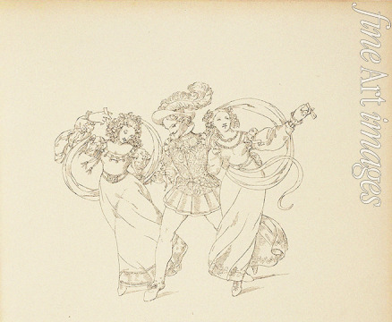 Schwind Moritz Ludwig von - Illustration for Opera 