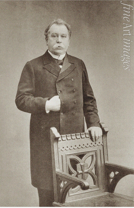 Unbekannter Fotograf - Porträt von Wjatscheslaw Konstantinowitsch von Plehwe (1846-1904)