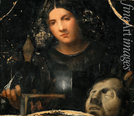 Giorgione (Werkstatt) - David mit dem Haupt des Goliath