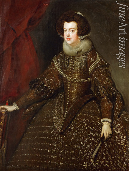 Velàzquez Diego - Portrait of Elisabeth of France (1602-1644), Queen consort of Spain