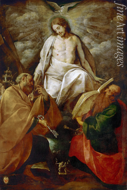 Crespi Giovanni Battista - Christus erscheint den Aposteln Petrus und Paulus