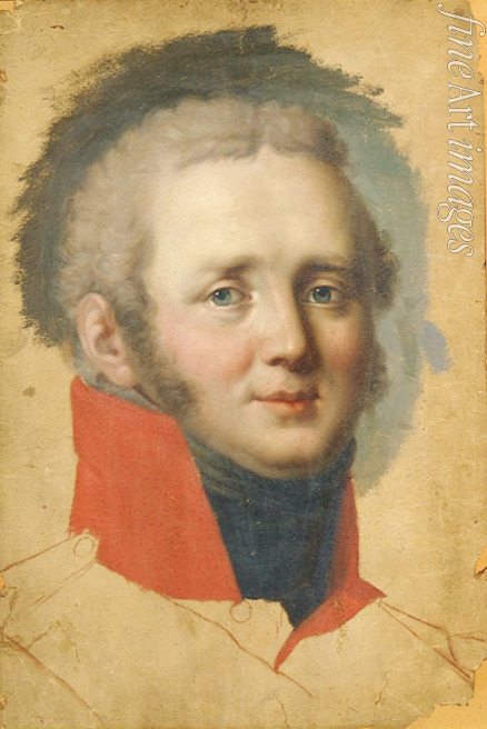 Mosnier Jean Laurent - Portrait of Emperor Alexander I (1777-1825)
