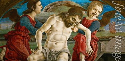 Tura Cosimo - Leichnam Christi, von Engeln gehalten
