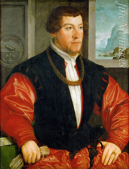 Amberger Christoph - Porträt von Christoph Baumgartner (1514-1586)