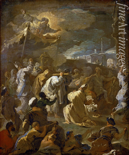 Giordano Luca - King David bearing the Ark of the Covenant into Jerusalem