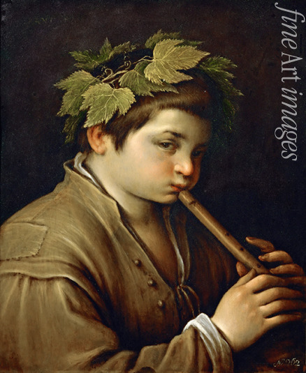 Bassano Francesco der Jüngere - Knabe mit Flöte