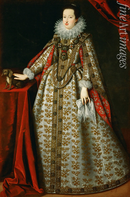 Sustermans Justus (Giusto) - Porträt von Eleonora Gonzaga (1598-1655) im Brautkleid