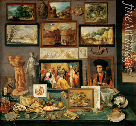 Francken Frans the Younger - The Collector's Cabinet (Cabinets of curiosities)