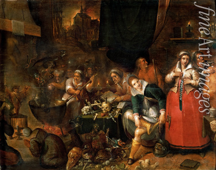 Francken Frans the Younger - The Witches' Kitchen