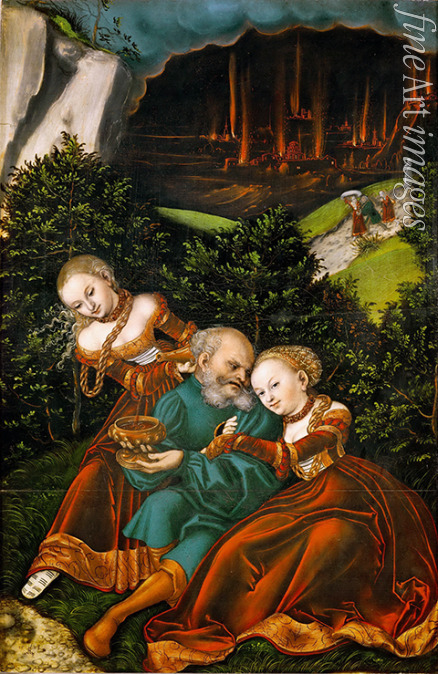 Cranach Lucas der Ältere - Lot und seine Töchter