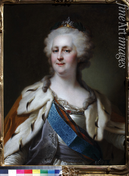 Levitsky Dmitri Grigorievich - Portrait of Empress Catherine II (1729-1796)