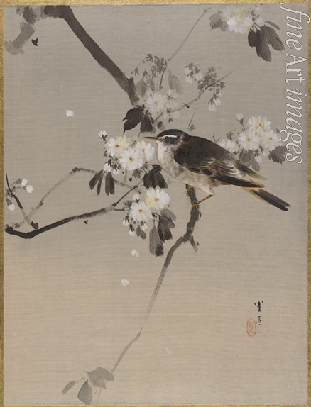 Seitei (Shotei) Watanabe - Vögel auf einem blühenden Zweig