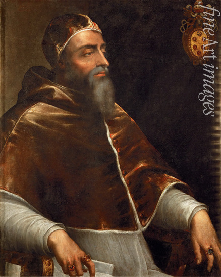 Piombo Sebastiano del (Werkstatt) - Porträt von Papst Clemens VII. (1478-1534)