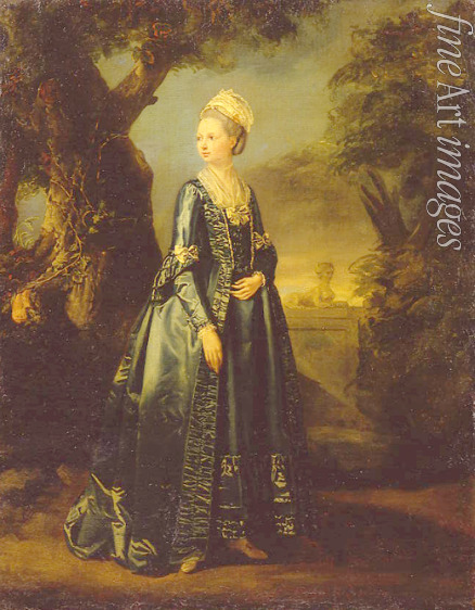 Falconet Pierre Etienne - Lady in a Garden (Portrait of Grand Duchess Natalia)