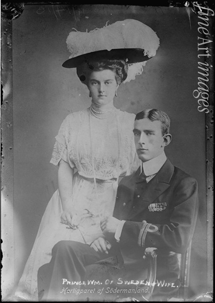 Unbekannter Fotograf - Großfürstin Maria Pawlowna und Prinz Wilhelm, Herzog von Södermanland