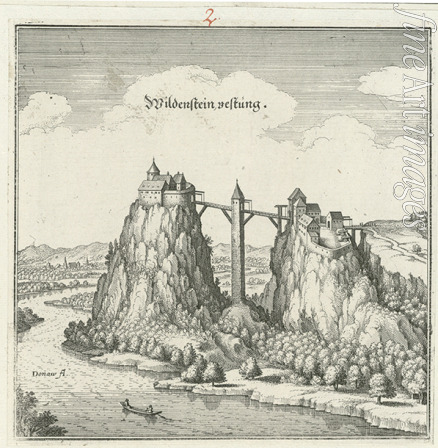 Merian Matthäus the Elder - Wildenstein castle. Topographia Sueaviae