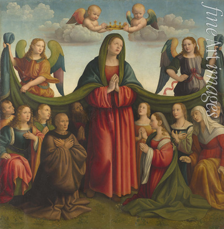 Botticini Raffaello - Madonna della Misericordia (Madonna of Mercy)