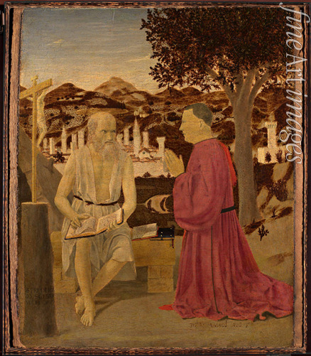 Piero della Francesca - Der heilige Hieronymus und Stifter