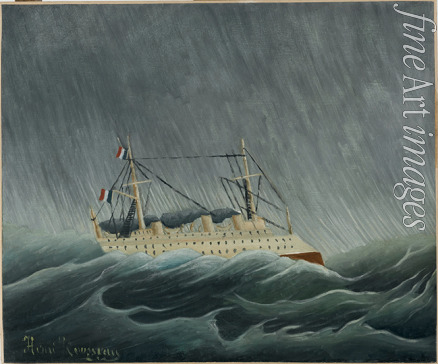 Rousseau Henri Julien Félix - Schiff im Sturm