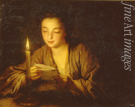 Santerre Jean Baptiste - Girl with a Candle