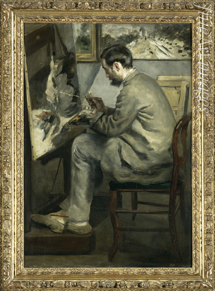 Renoir Pierre Auguste - Frédéric Bazille at his easel