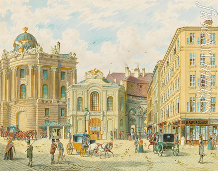 Gerasch Franz - The old Burgtheater in Vienna