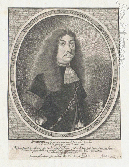 Franck Johann - Porträt von Georg Adam Struve (1619-1692)