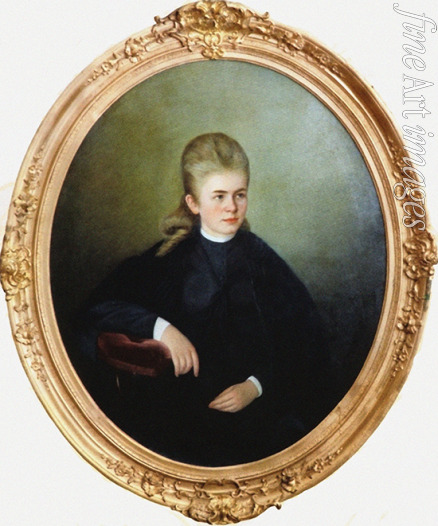 Shchetinin Nikolay Petrovich - Portrait of Lyubov Petrovna Scriabina (1762-1836), née Shchetinina