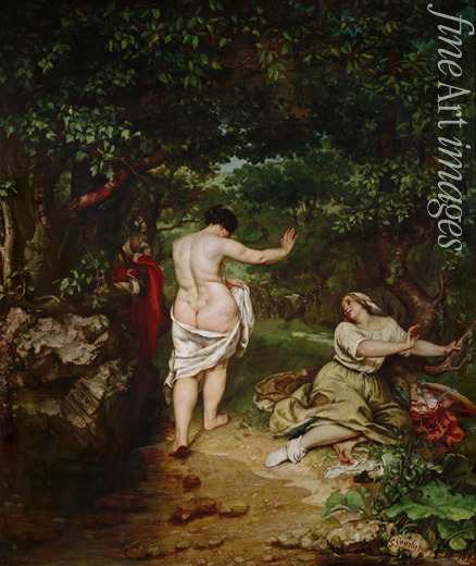 Courbet Gustave - The Bathers (Les Baigneuses)