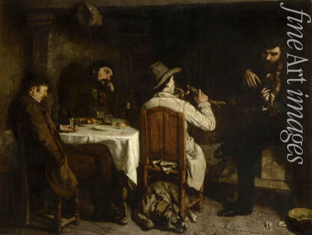 Courbet Gustave - Afternoon in Ornans (Une après-Dinée à Ornans)