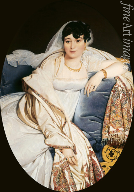 Ingres Jean Auguste Dominique - Portrait of Madame Rivière