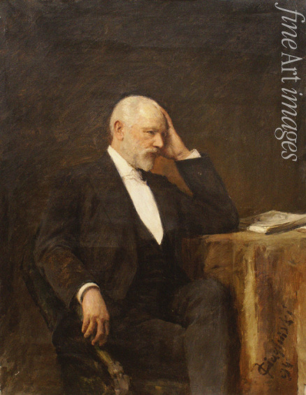 Cioglinsky Jan Franzevich - Portrait of the composer Pyotr Ilyich Tchaikovsky (1840-1893)
