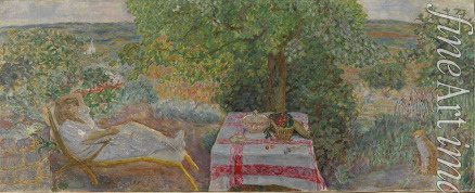 Bonnard Pierre - Rast im Garten (Sieste au jardin)