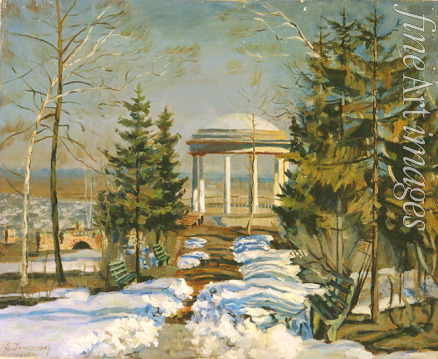 Schukowski Stanislaw Julianowitsch - Landschaft mit Pavillon
