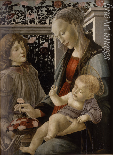 Botticelli Sandro (Workshop) - Virgin and Child with Angel