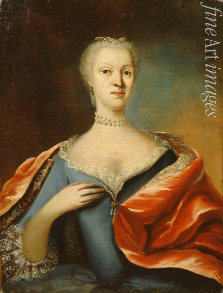 Unbekannter Künstler - Bildnis Charlotte Christine, Prinzessin von Braunschweig-Wolfenbüttel, Zarewna von Russland (1694-1715)