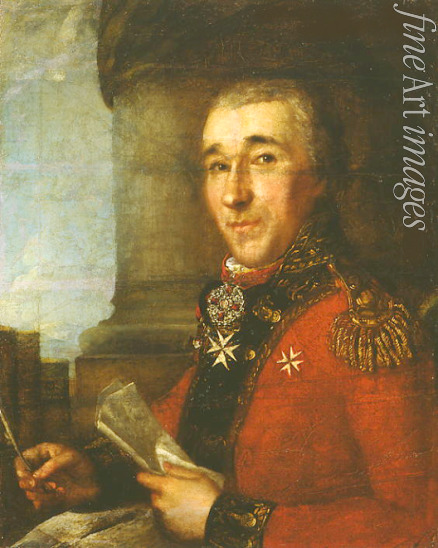 Russischer Meister - Porträt von Graf Alexei Andrejewitsch Araktschejew (1769-1834)