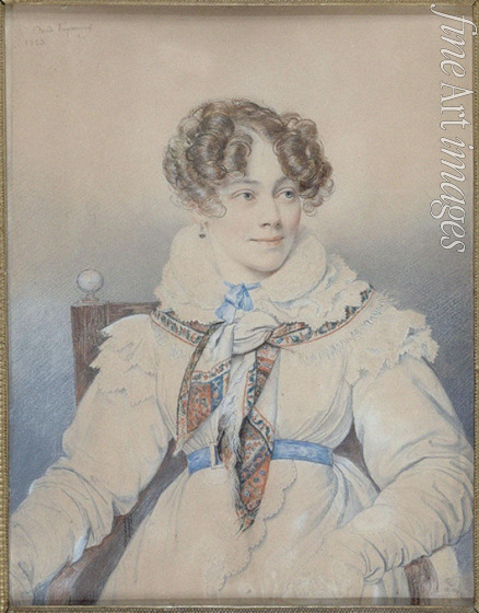 Kiprensky Orest Adamovich - Portrait of Countess Sophie of Ségur (1799-1874), née Rostopchina