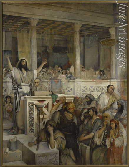 Gottlieb Maurycy - Jesus in der Synagoge von Kafarnaum