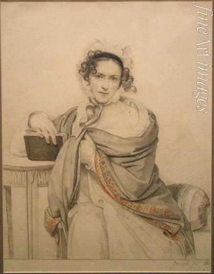 Kiprenski Orest Adamowitsch - Porträt von Sofia Stepanowna Schtscherbatowa, geb. Apraxina (1798-1885)