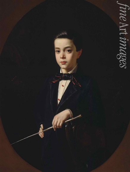Tiutriumov Nikanor Leontievich - Portrait of B.A. Naryshkin as child