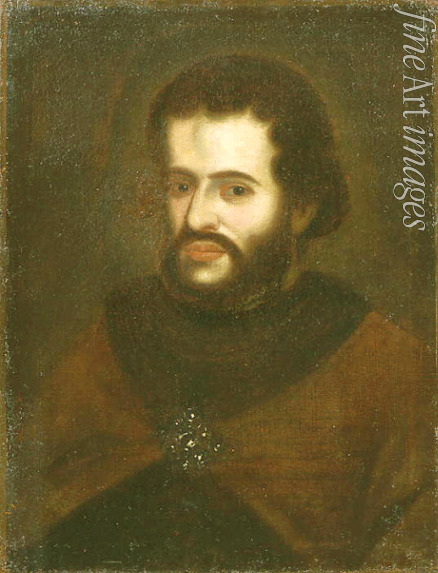 Russischer Meister - Porträt des Zaren Iwan V. Alexejewitsch (1666-1696)